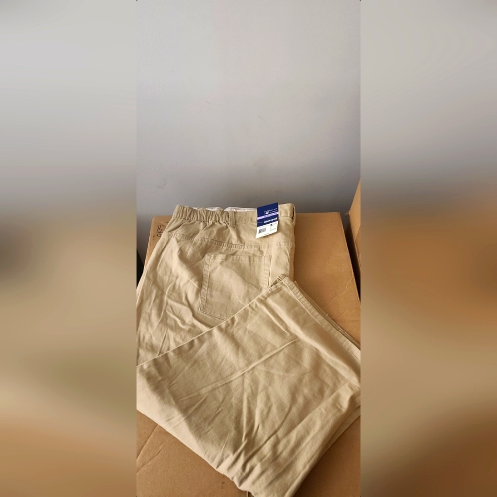 Basic Editions Women Plus Size Beige Pants 22W & 24W